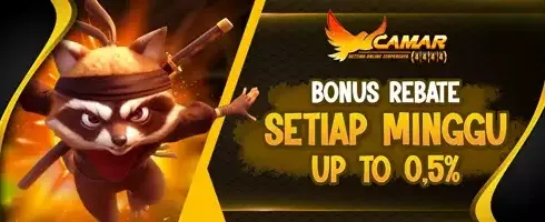 Bonus Rebate Slot Game 0.5% promotion banner